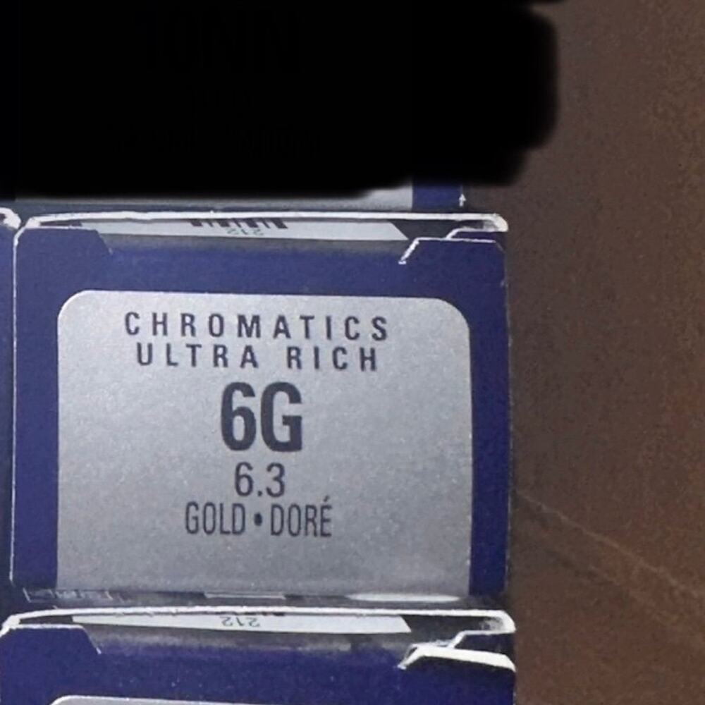 Redken‎ Chromatics Ultra Rich Color 6G hair color gold